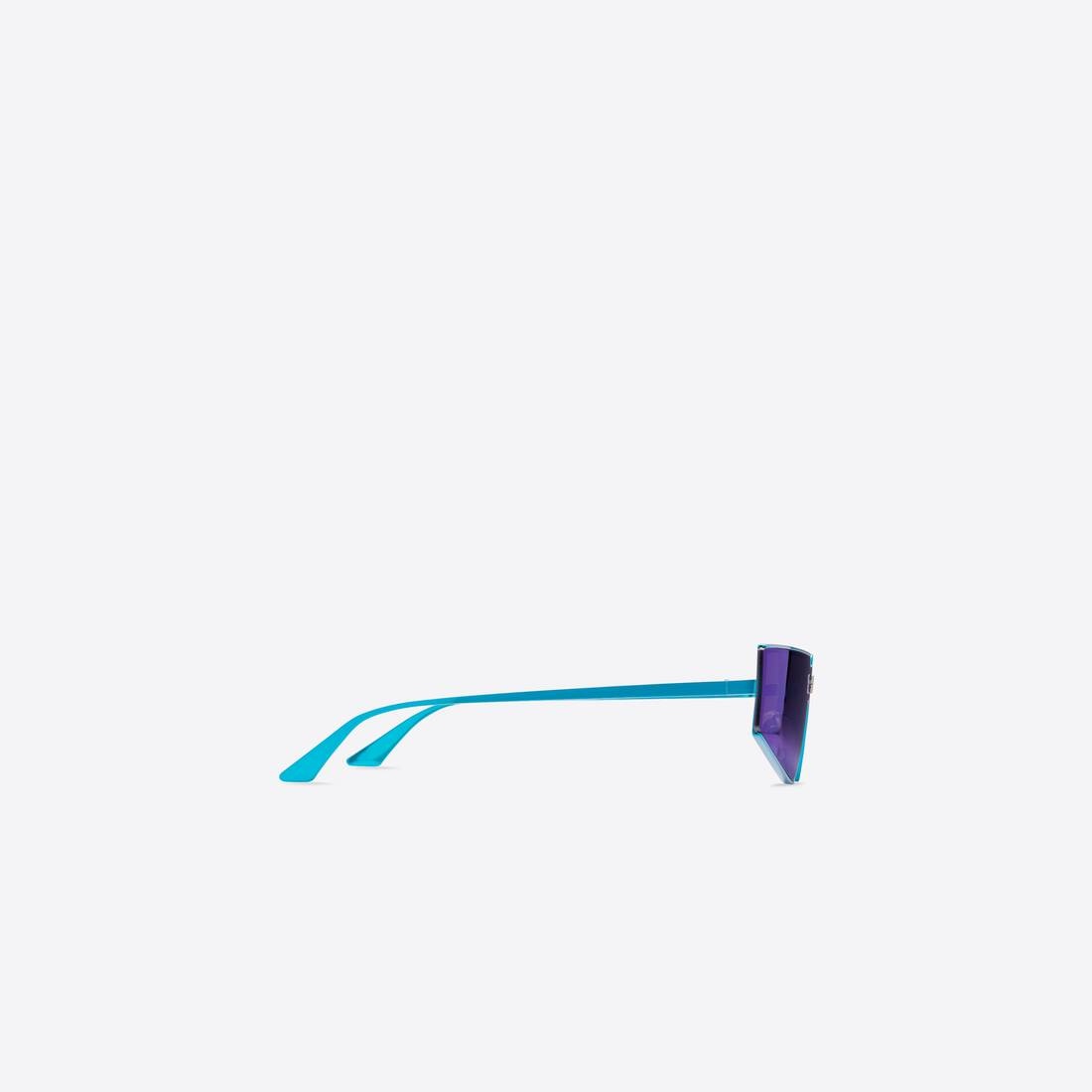 Shield 2.0 Rectangle Sunglasses  in Indigo - 3