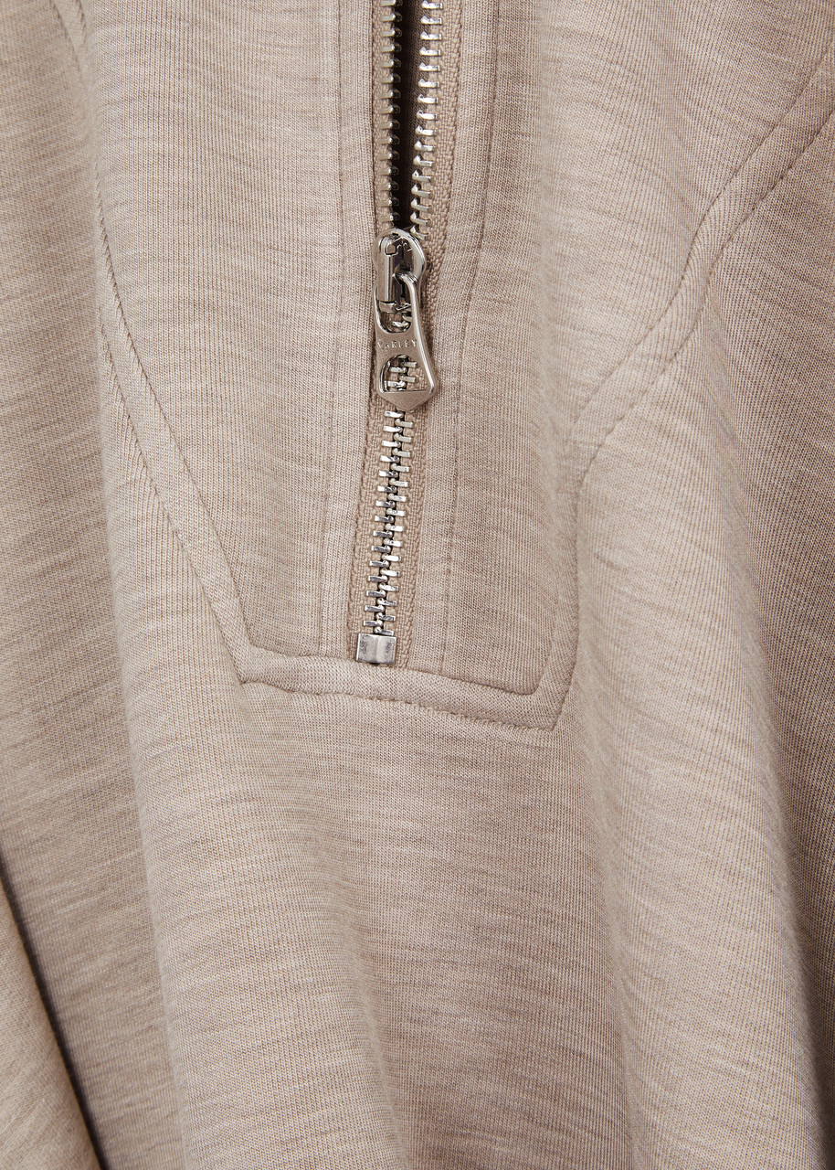 Hawley half-zip stretch-jersey sweatshirt - 5