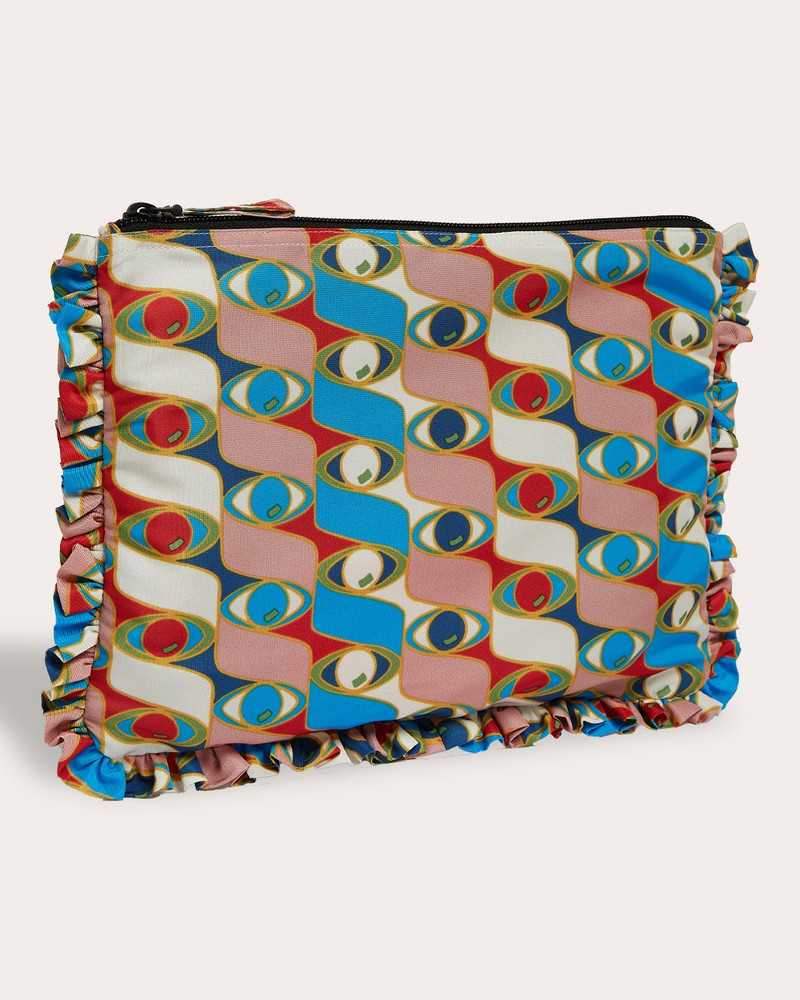 La DoubleJ Hand Printed Faille Pochette outlook