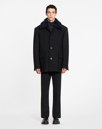 Lanvin OVERSIZED PEACOAT WITH REMOVABLE COLLAR outlook