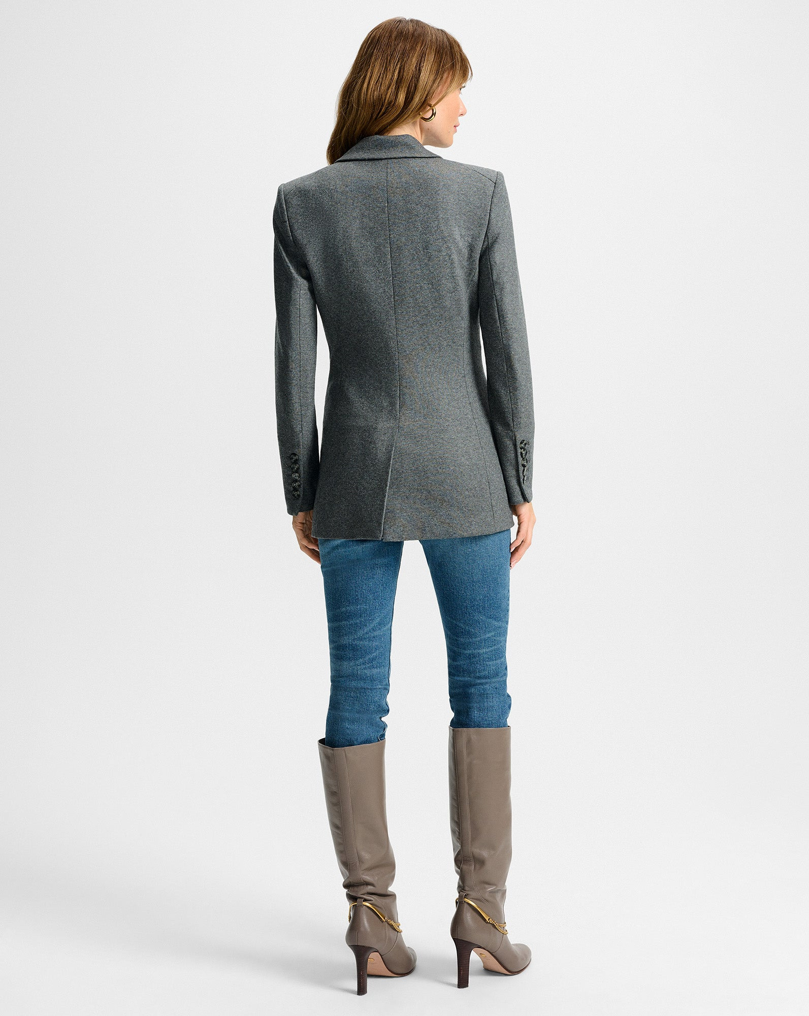 RYANNE WOOL JERSEY JACKET - 5