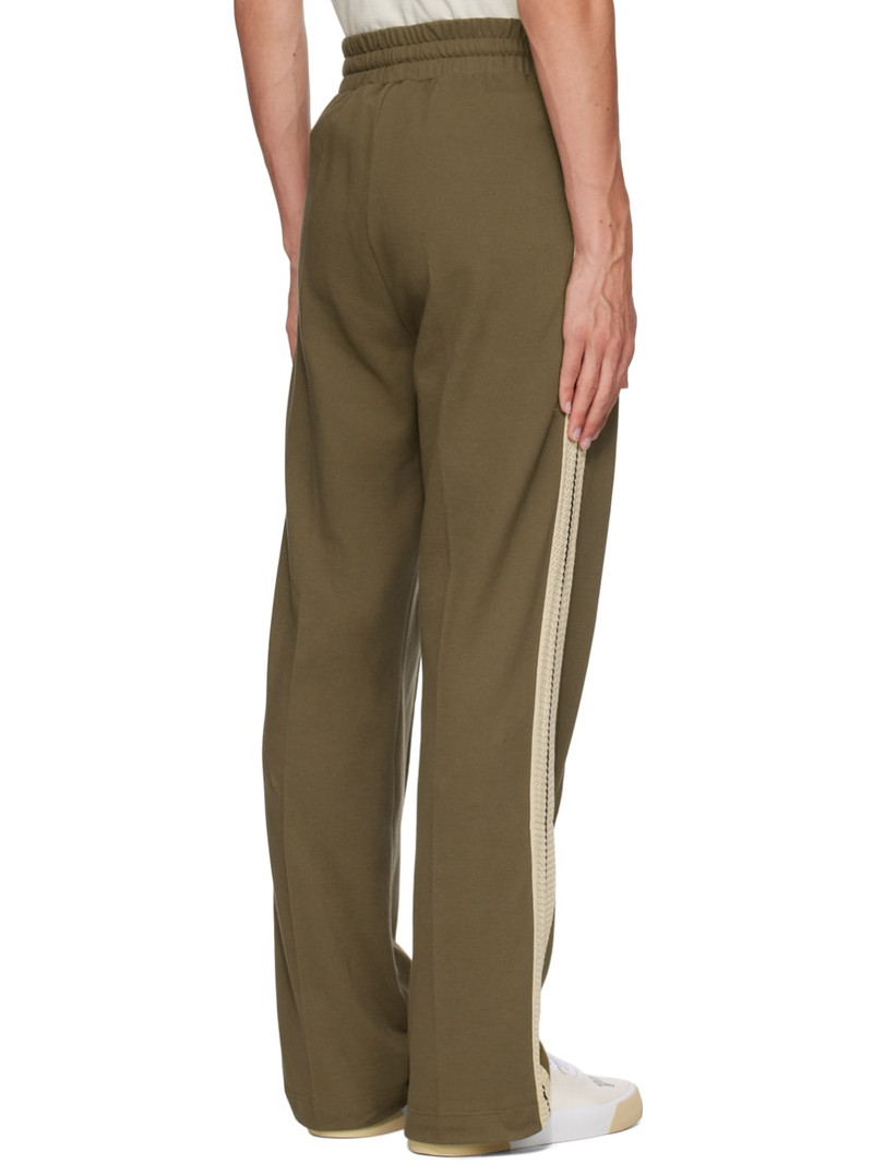 Taupe Monogram Track Pants 3