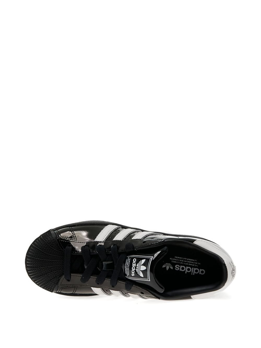 Superstar shell-toe 3-stripes logo sneakers - 5