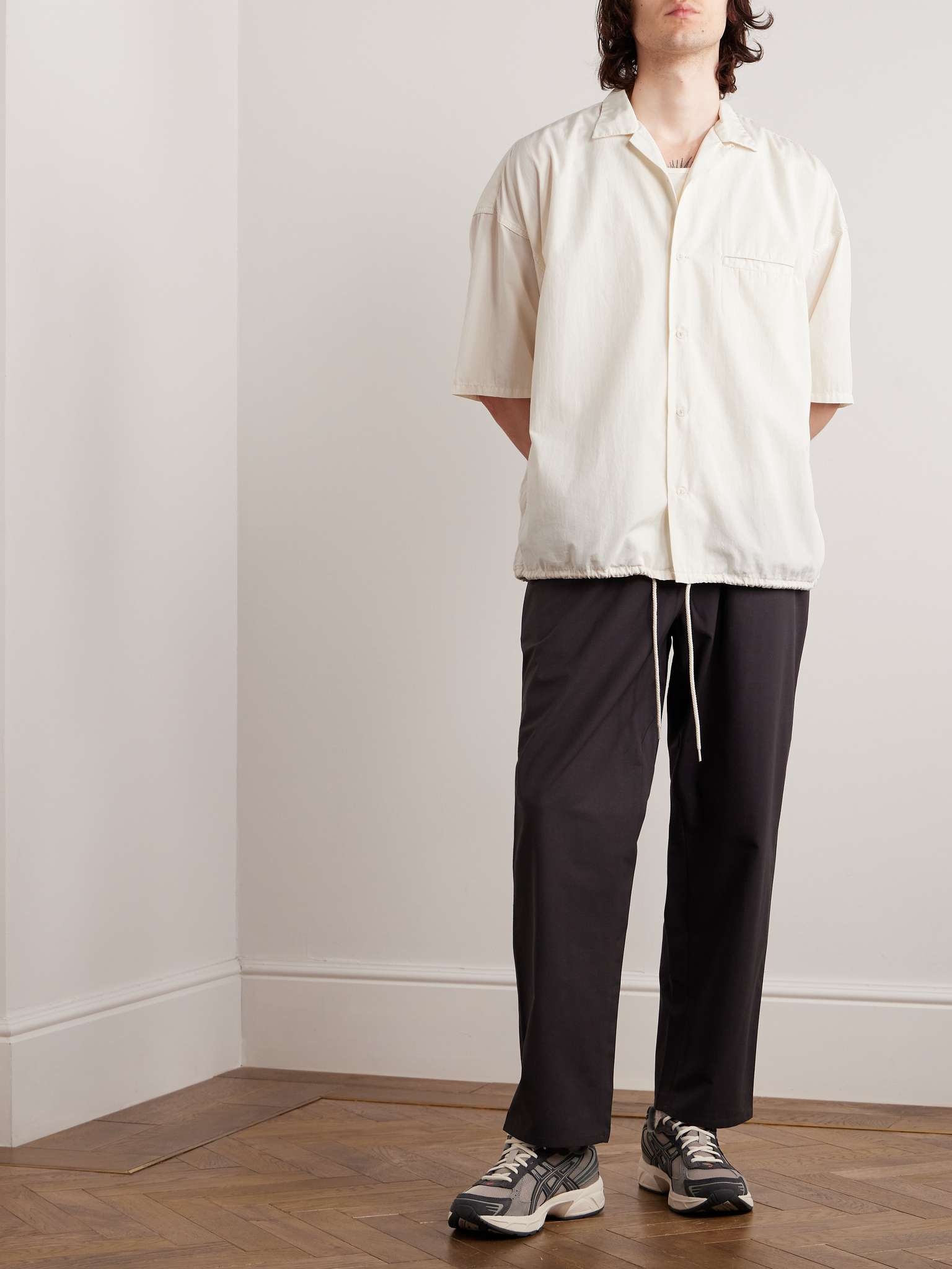 Convertible-Collar Cotton-Blend Shirt - 2
