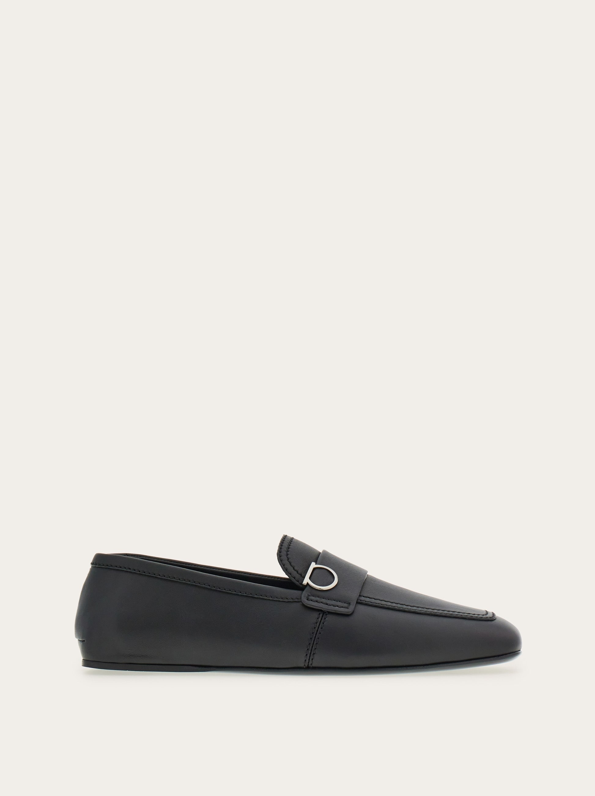 Loafer with Gancini ornament - 1