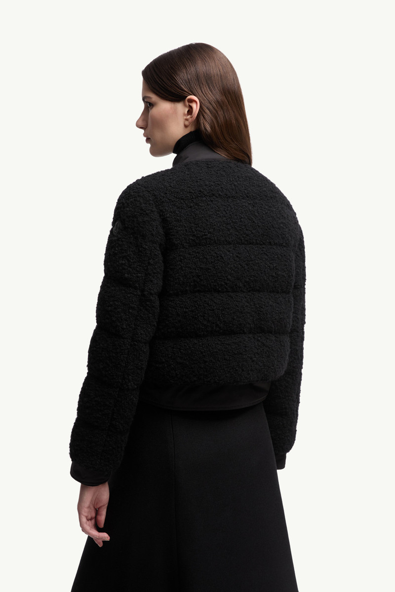 Blandy Wool Blend Bouclé Short Down Jacket 5