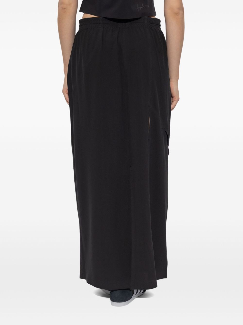 asymmetric-panel maxi skirt - 4