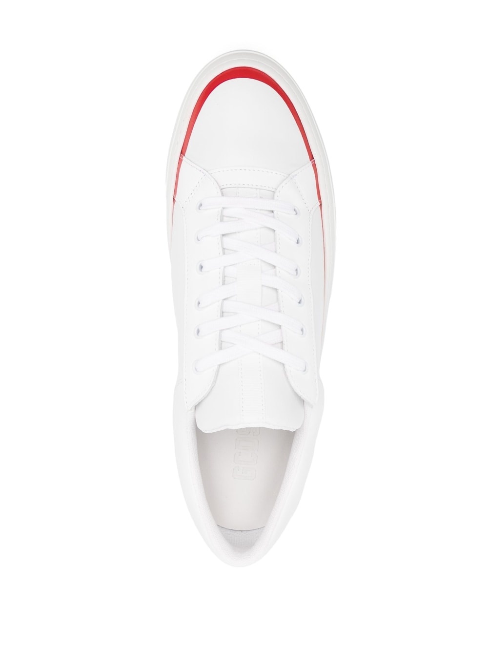 logo-print low-top sneakers - 4