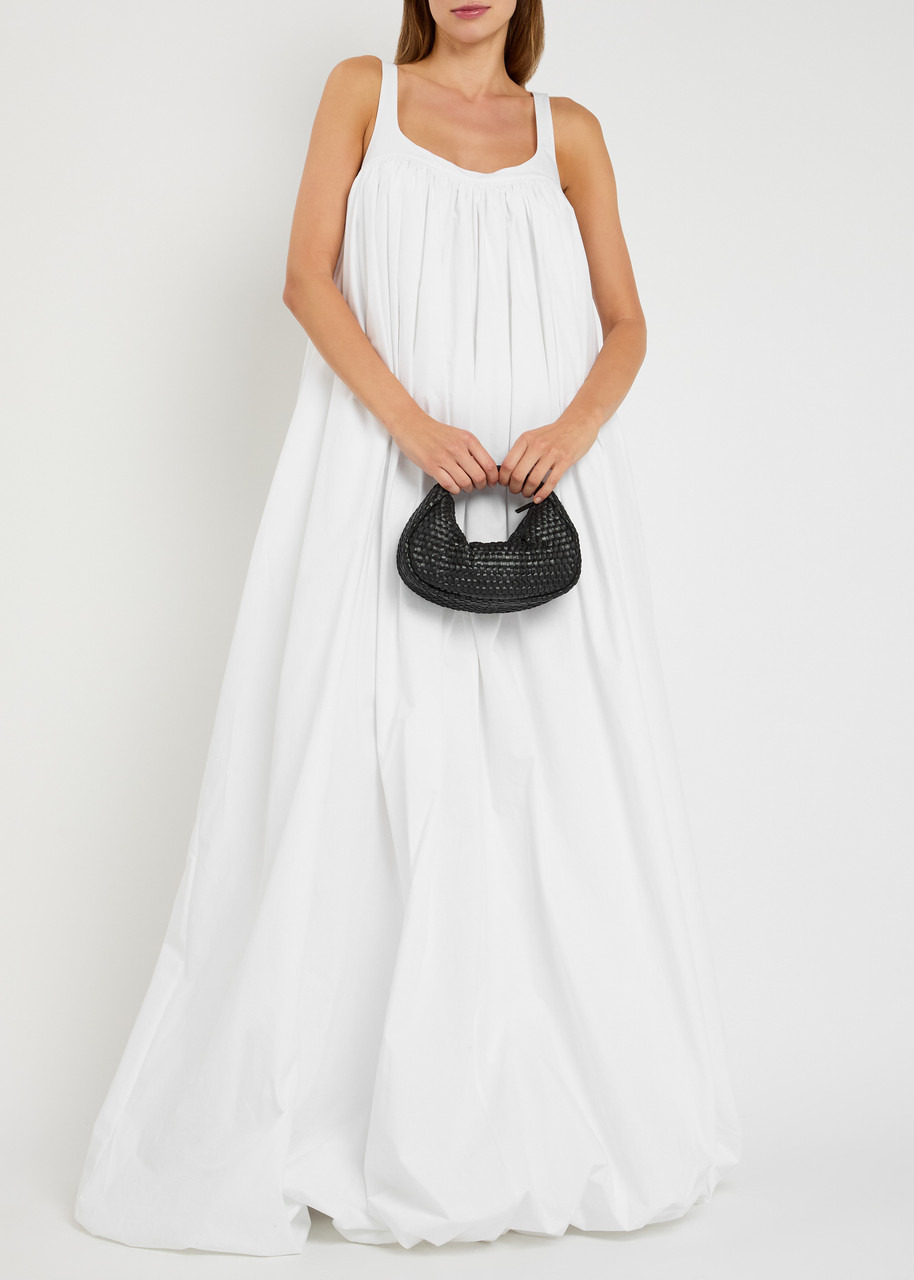 Armarium Nora Pleated Cotton-poplin Maxi Dress - 4