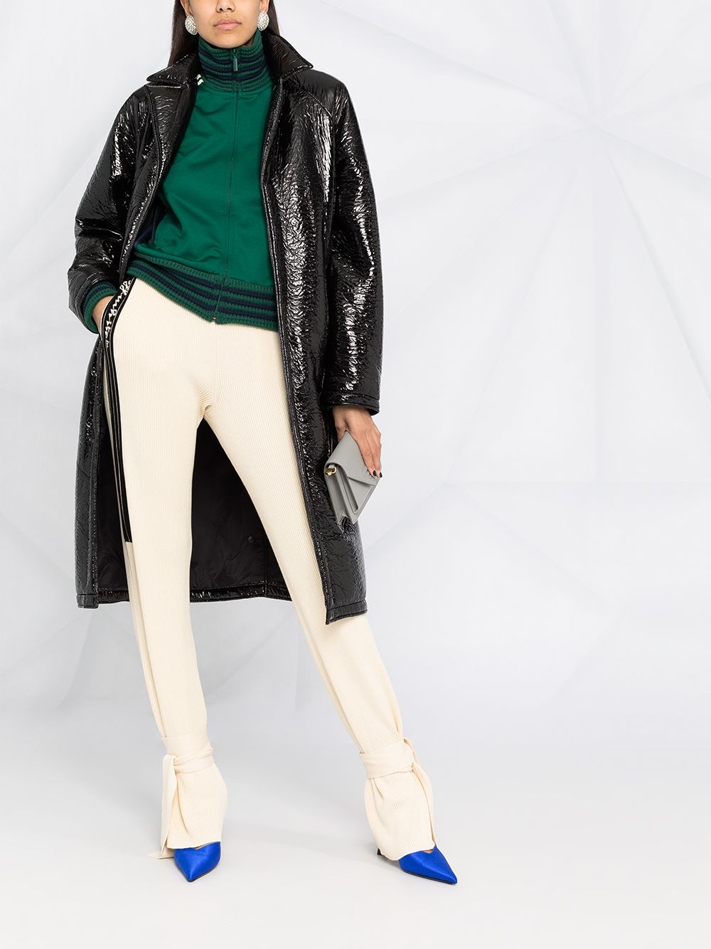 rib-knit trousers - 2