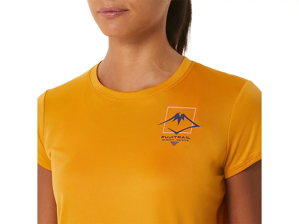 WOMEN'S FUJITRAIL LOGO SHORT SLEEVE TOP - 4
