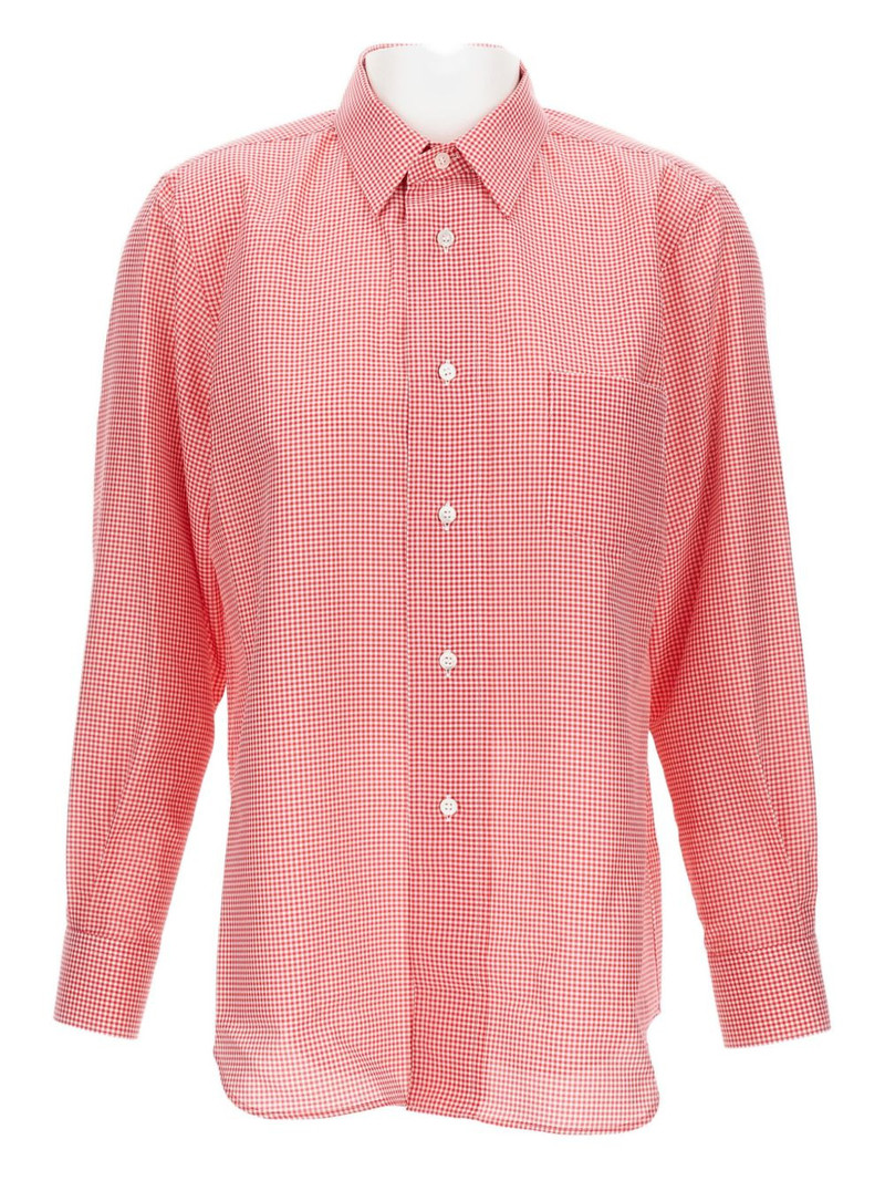 checked long-sleeve shirt 1