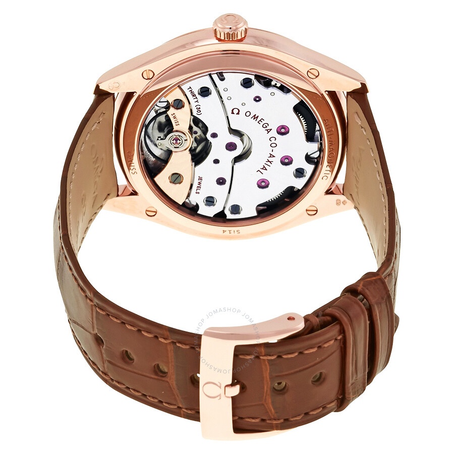 Omega De Ville Tresor Silver Dial 18k Sedna Rose Gold Men's Watch 432.53.40.21.02.002 - 3