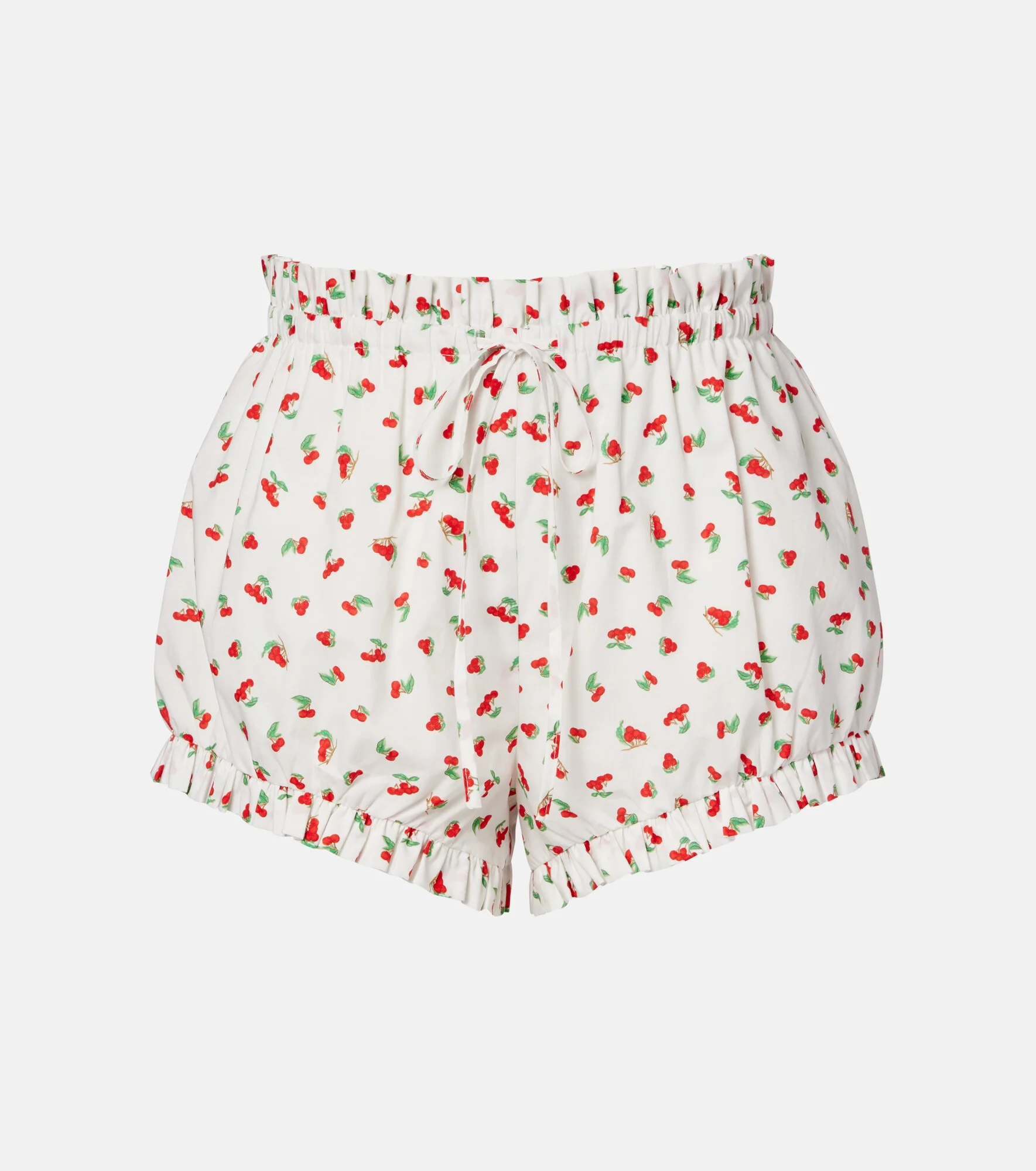 Delia printed cotton shorts - 1