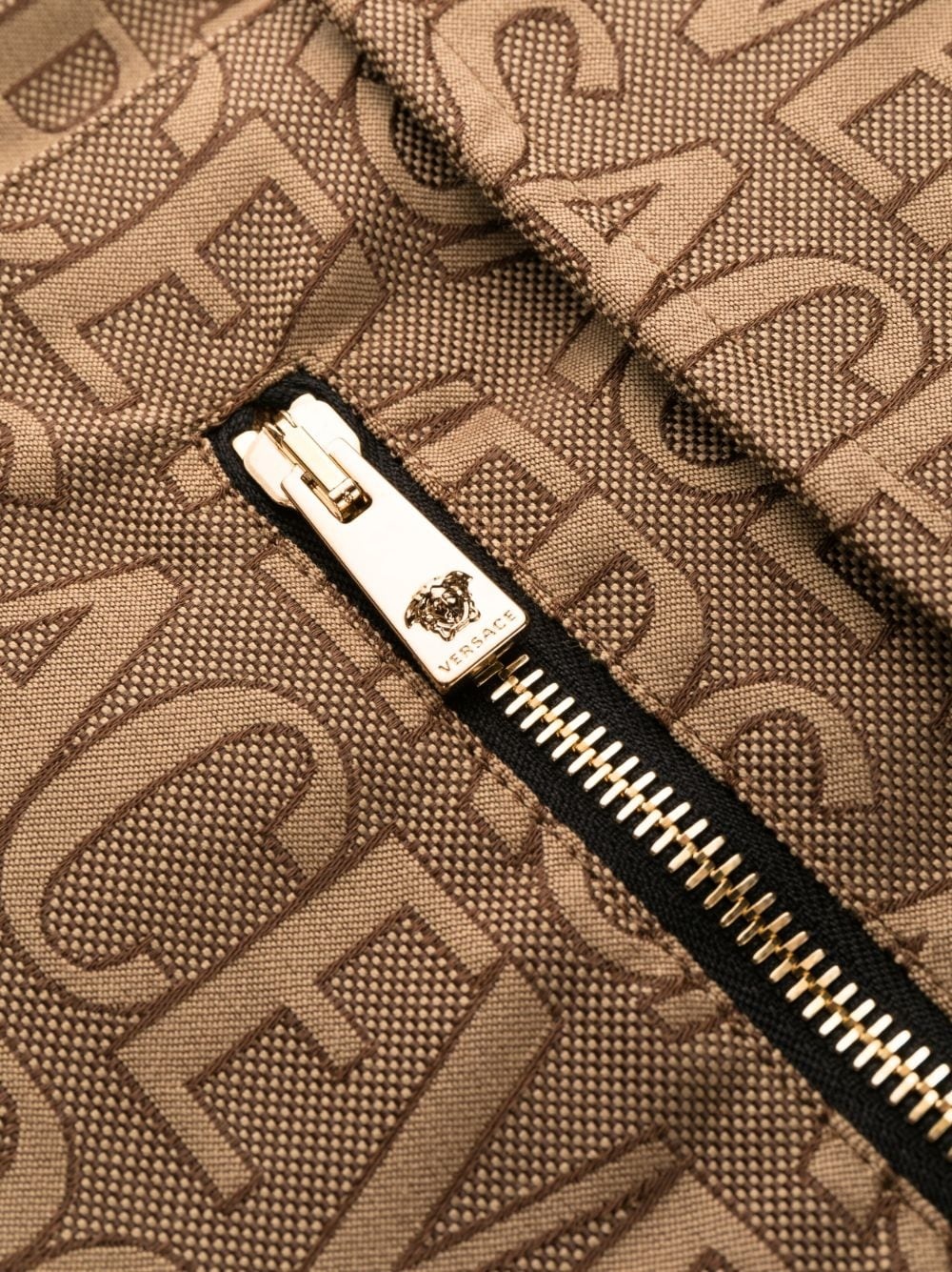 Allover logo-print cargo trousers - 6