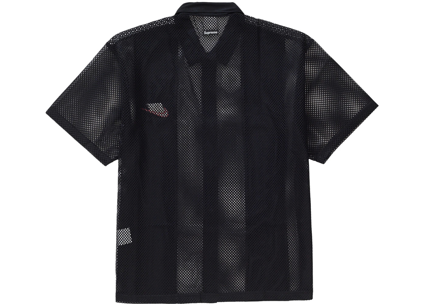 Supreme Nike Mesh S/S Shirt Black - 2