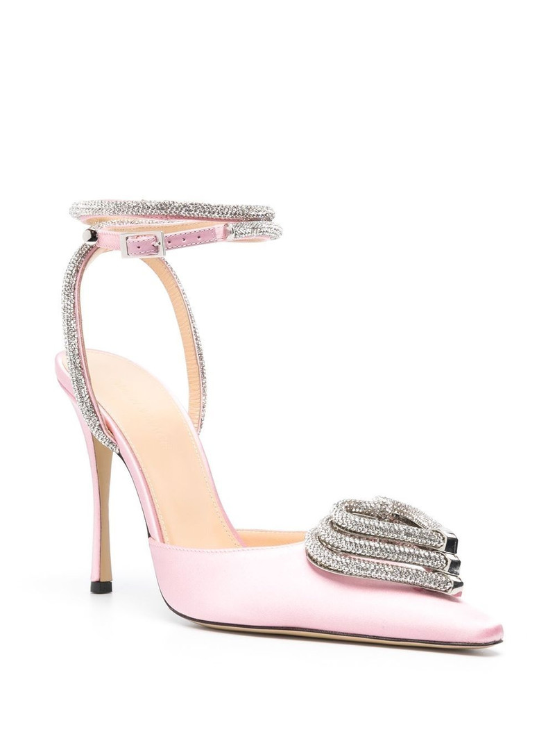 MACH & MACH Triple Heart crystal-embellished pumps outlook