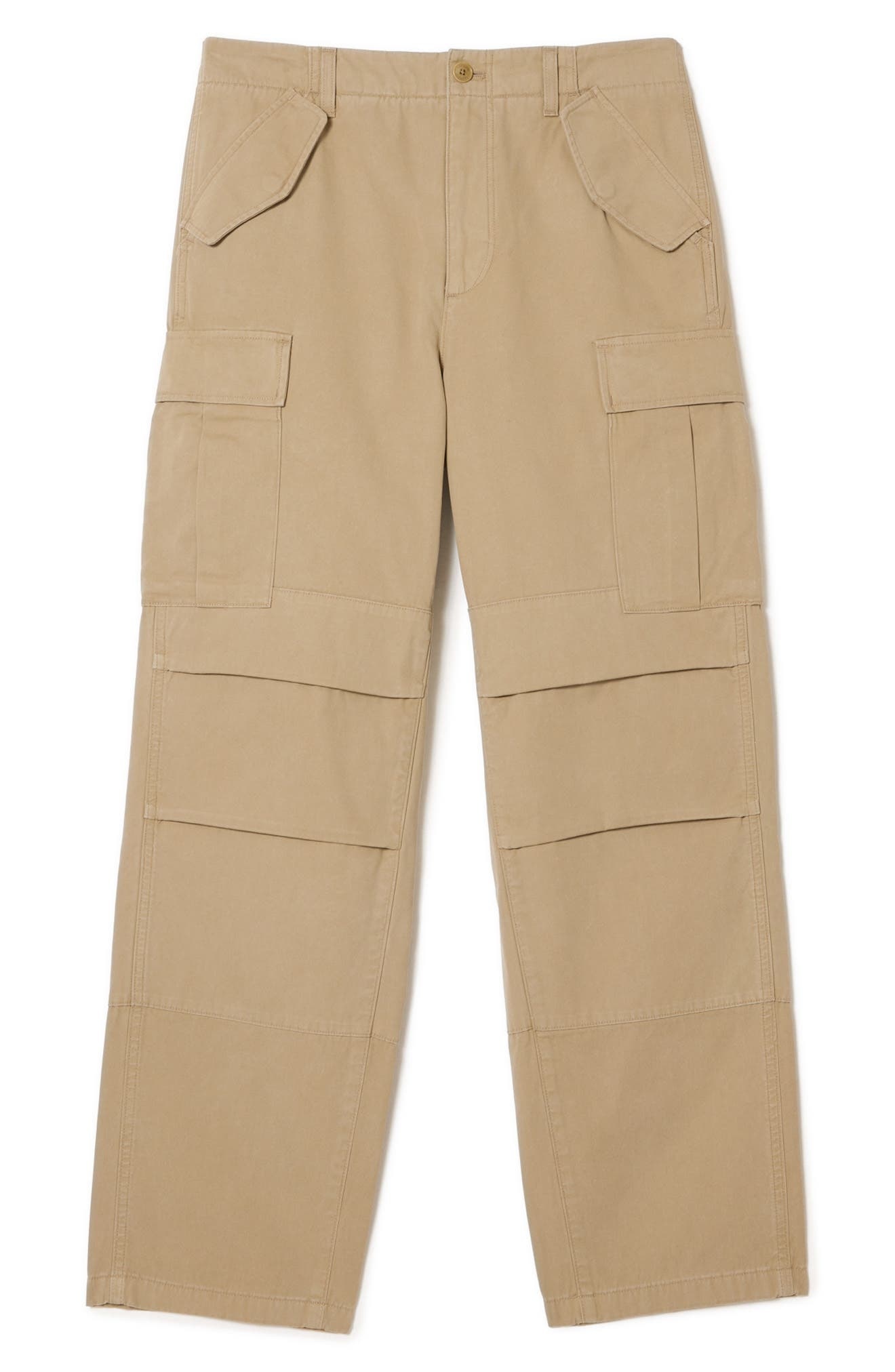 Straight Fit Twill Cargo Pants - 1