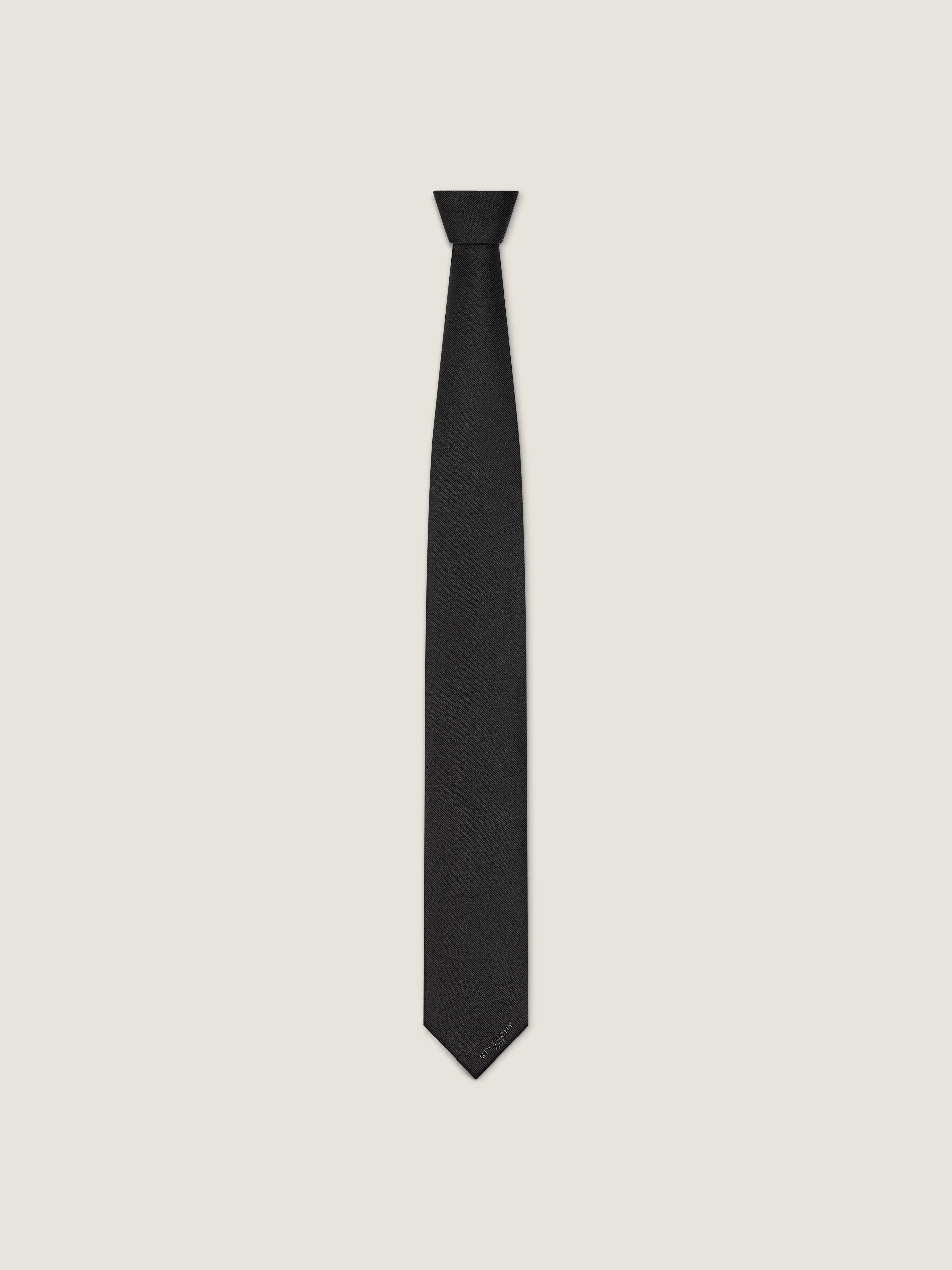 GIVENCHY PARIS TIE IN SILK GROS GRAIN - 1