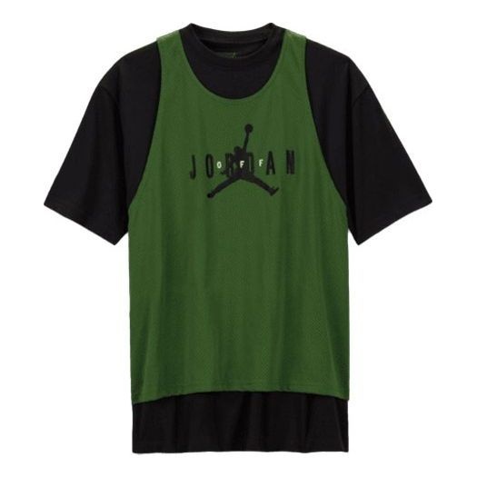 Air Jordan x Off-White Short-Sleeve Top 'Forest Green' CV3518-361 - 1