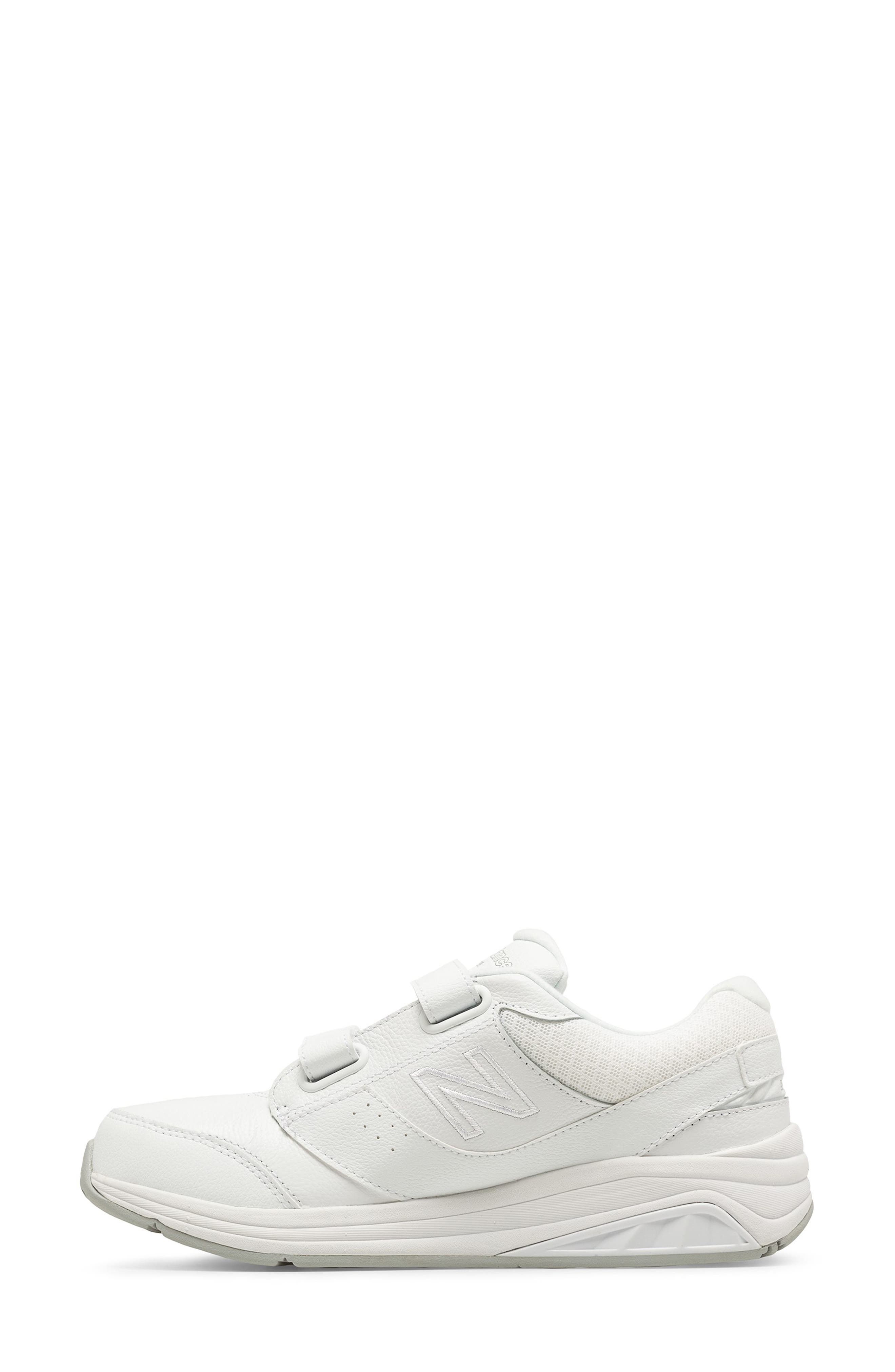 New Balance 928 Hook & Loop Leather Sneaker in White/White at Nordstrom - 2