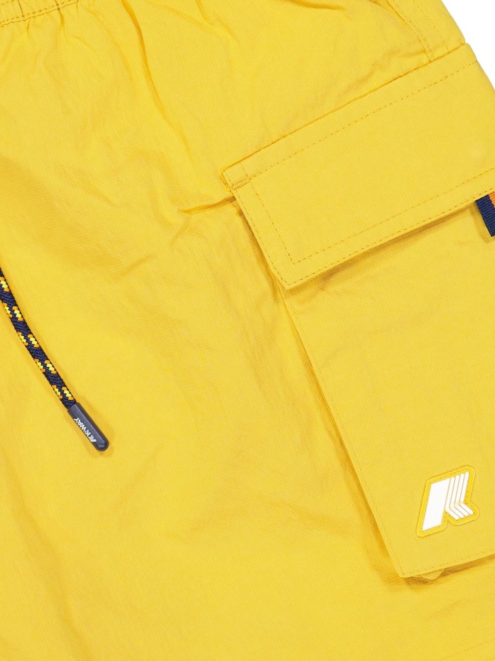 Mellow flap-pocket drawstring swim shorts - 3
