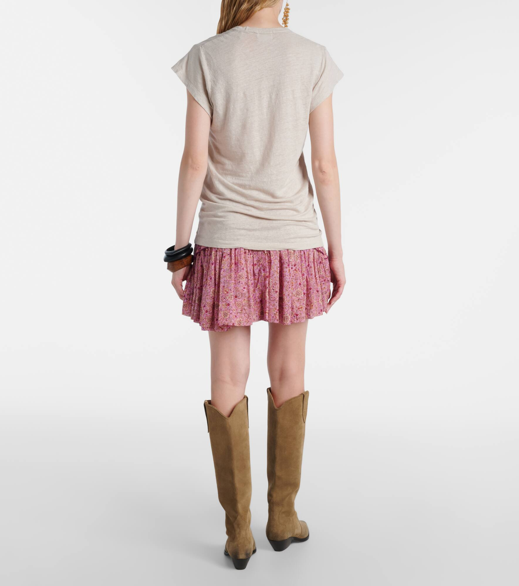 Linen T-shirt - 3