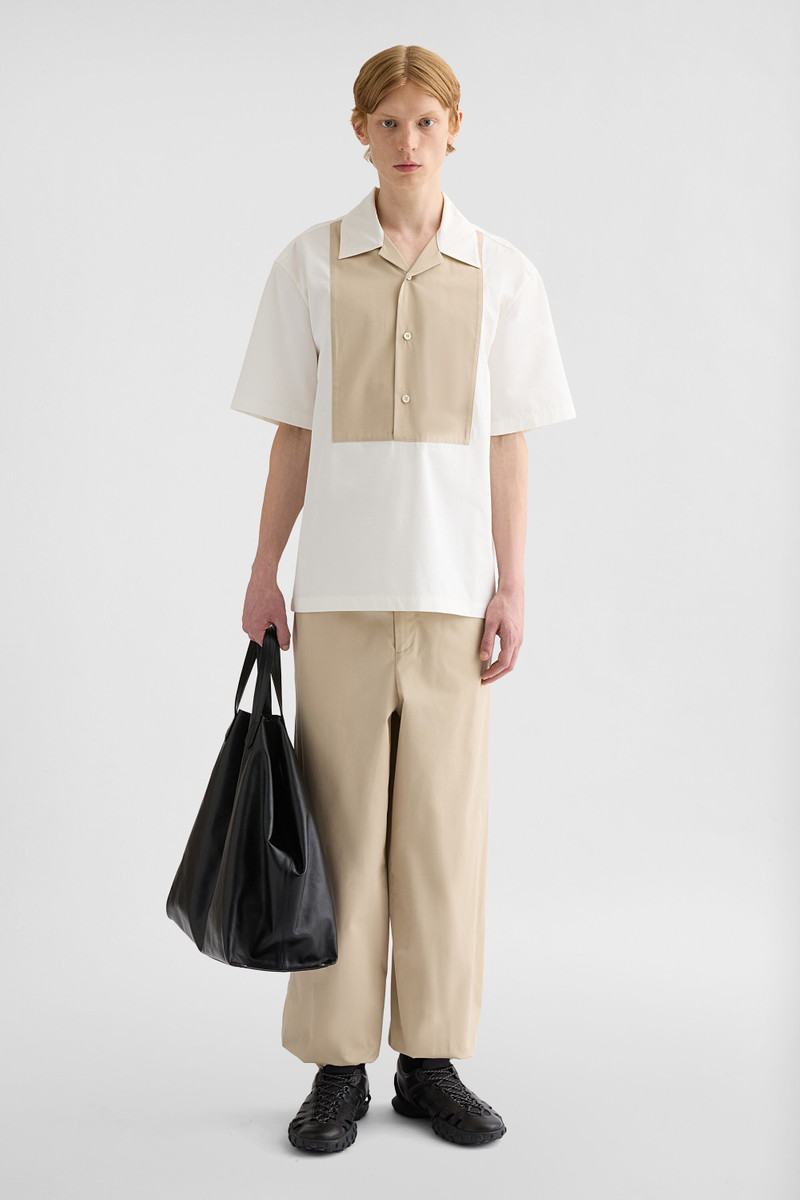 Jil Sander Cotton Blend Poplin Trousers outlook