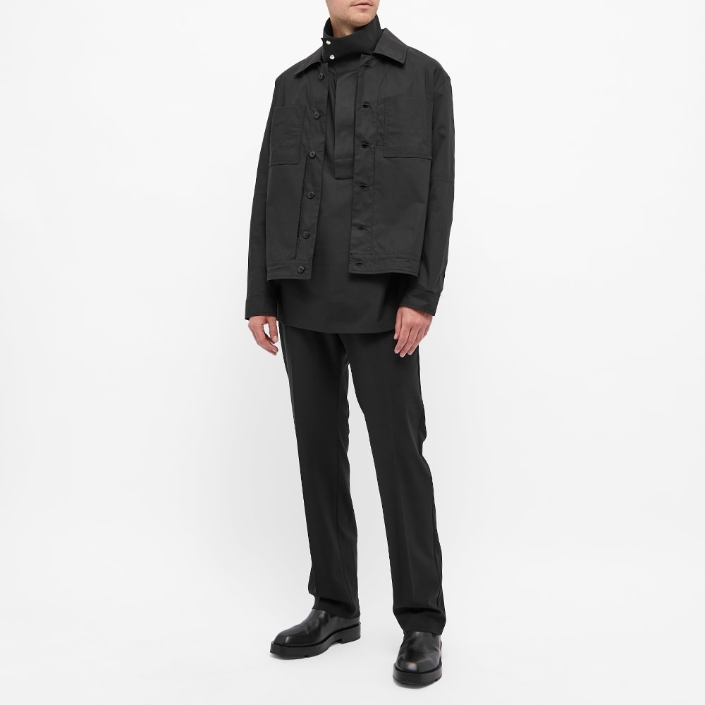 Givenchy Funnel Neck Oversized Shirt - 5