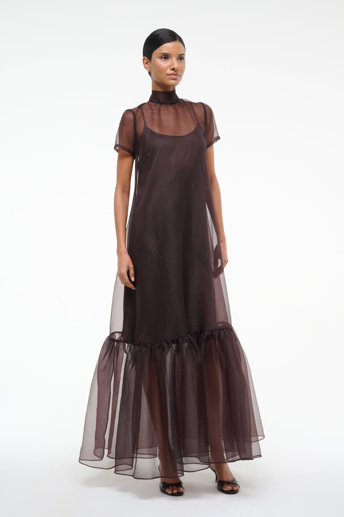 STAUD CALLUNA DRESS EARTH - 4