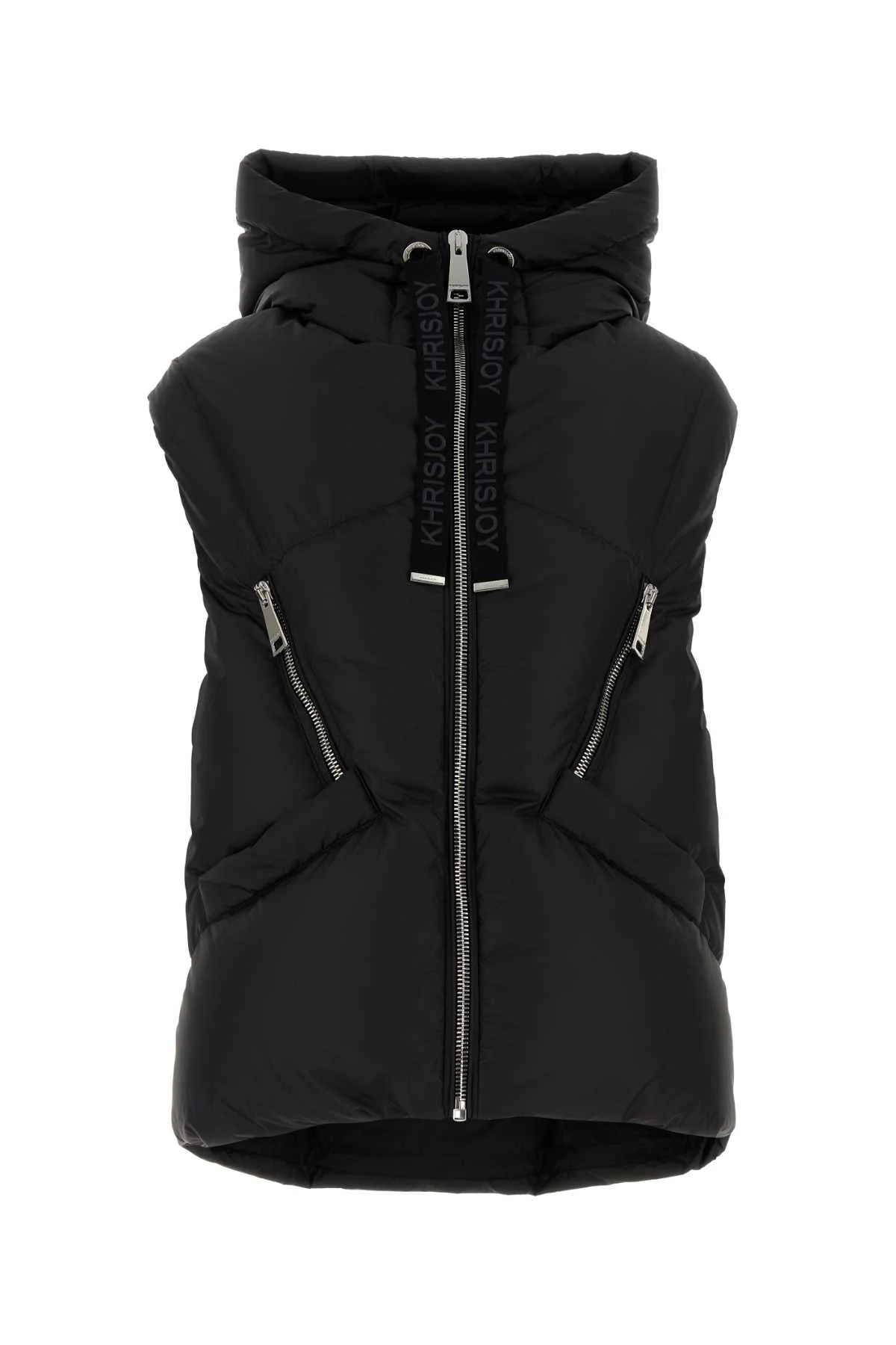 Khrisjoy Women Black Polyester Blend Down Jacket - 1