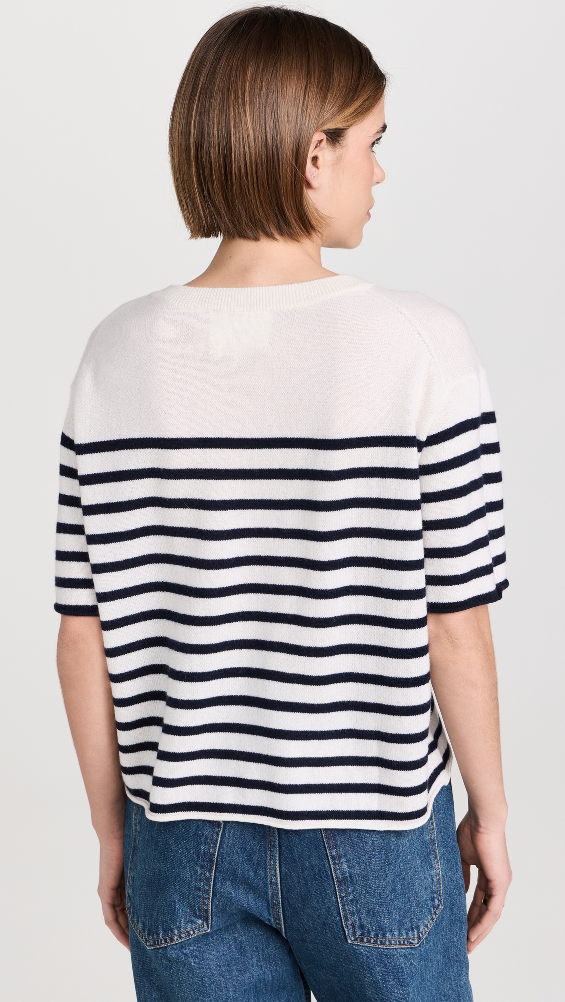 Cila Stripes Cashmere T-Shirt - 2