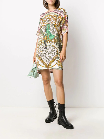 Moschino graphic-print T-shirt dress outlook