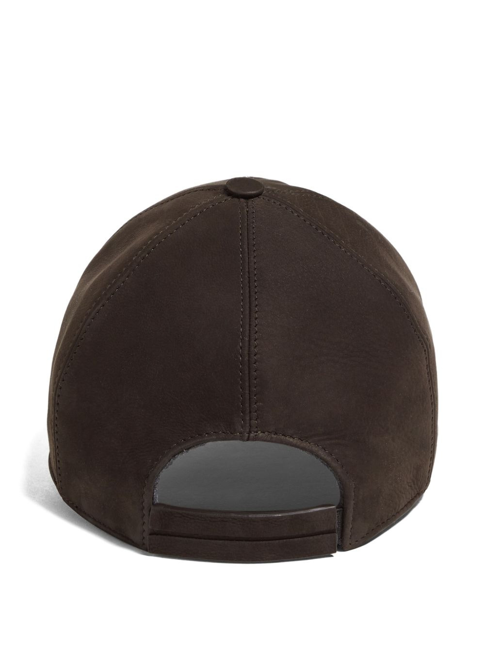 leather baseball cap - 2