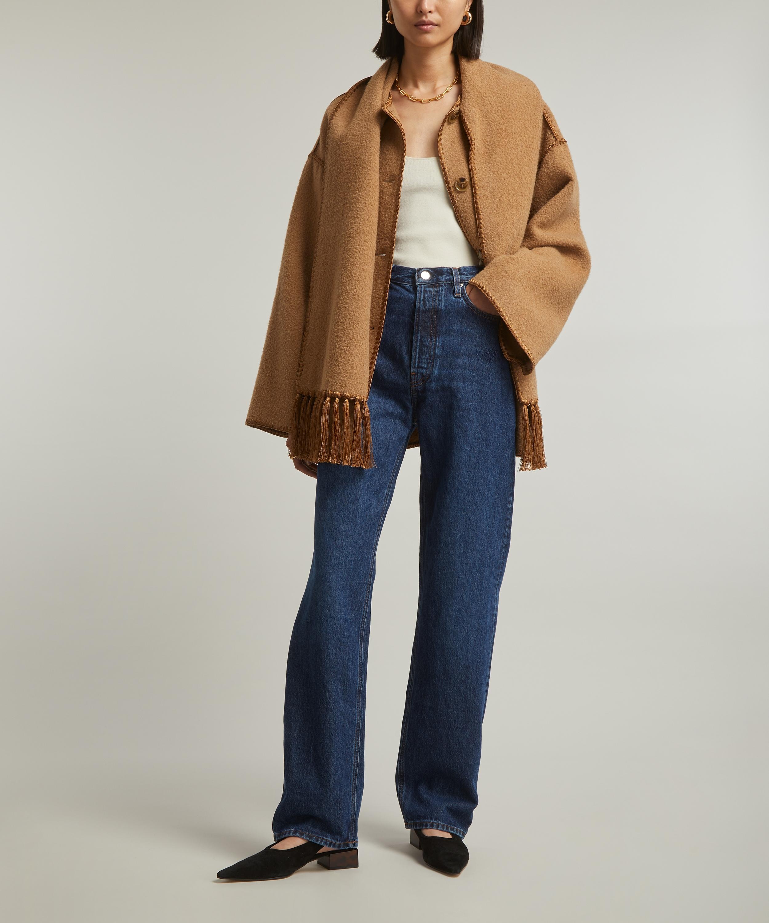 Embroidered Scarf Jacket - 2