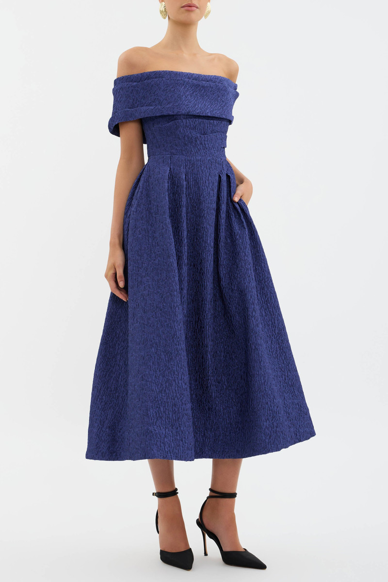 Helene Off Shoulder Midi Dress 3