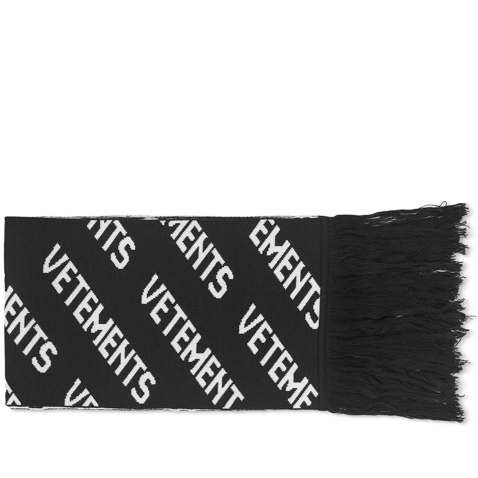 VETEMENTS VETEMENTS Monogram Scarf | endclothing | REVERSIBLE