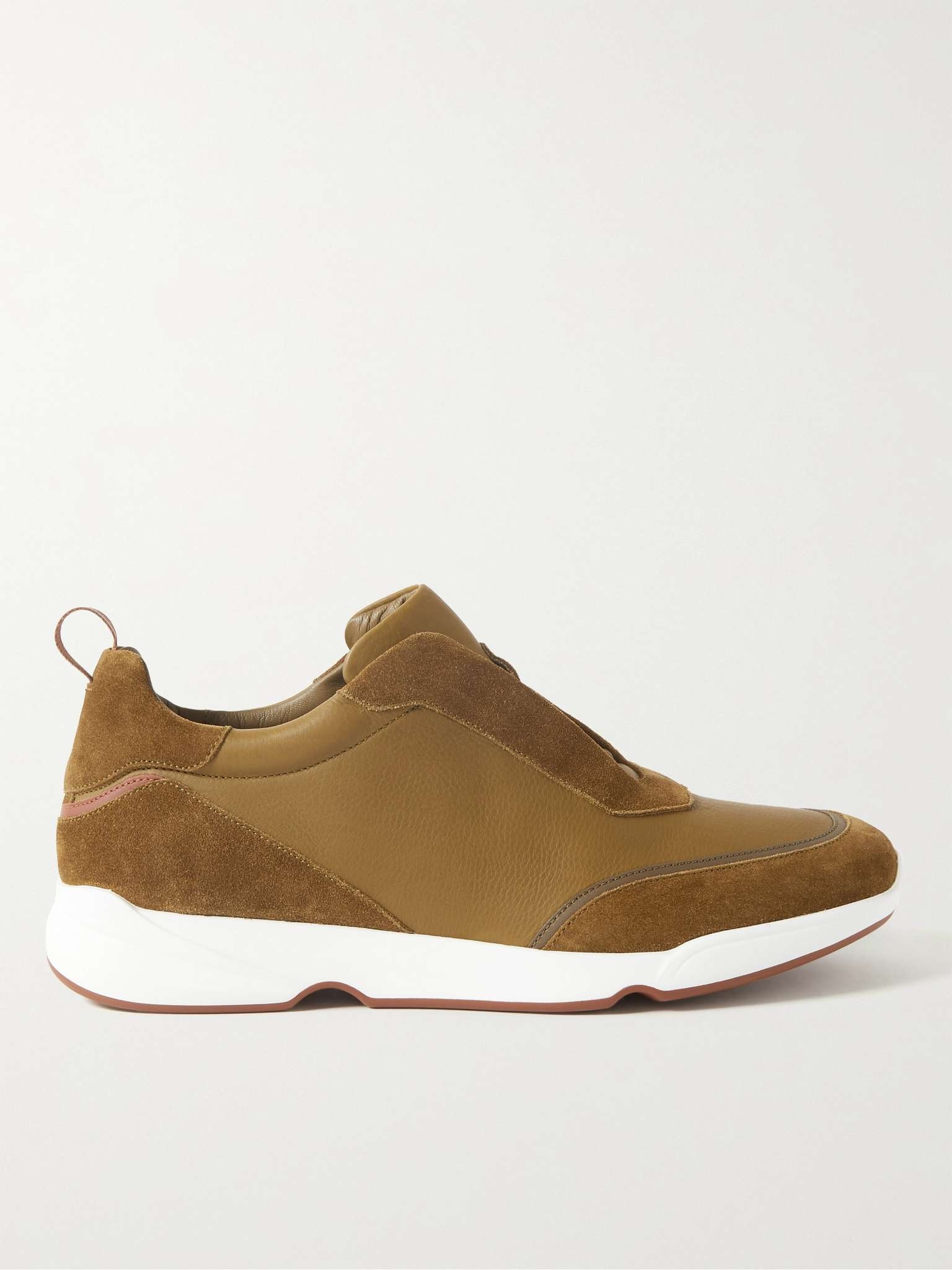 Modular Walk Leather and Suede Sneakers - 1