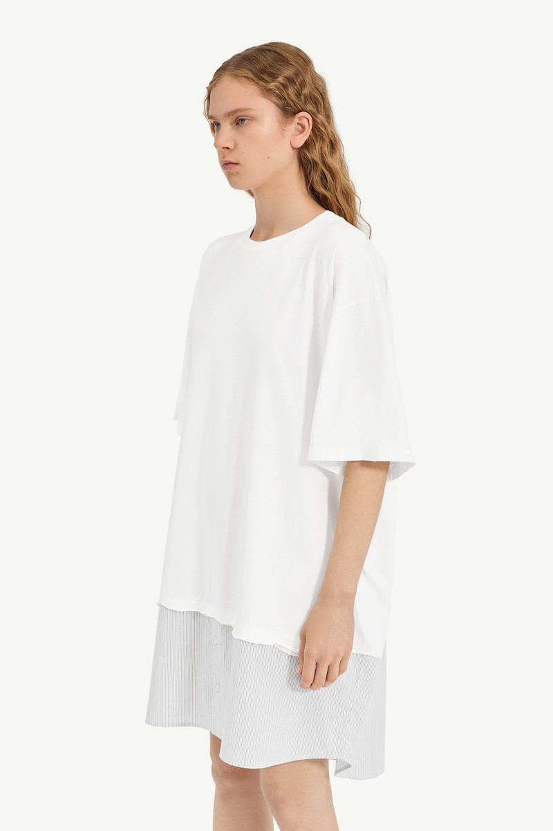 Hybrid cotton jersey T-shirt 4
