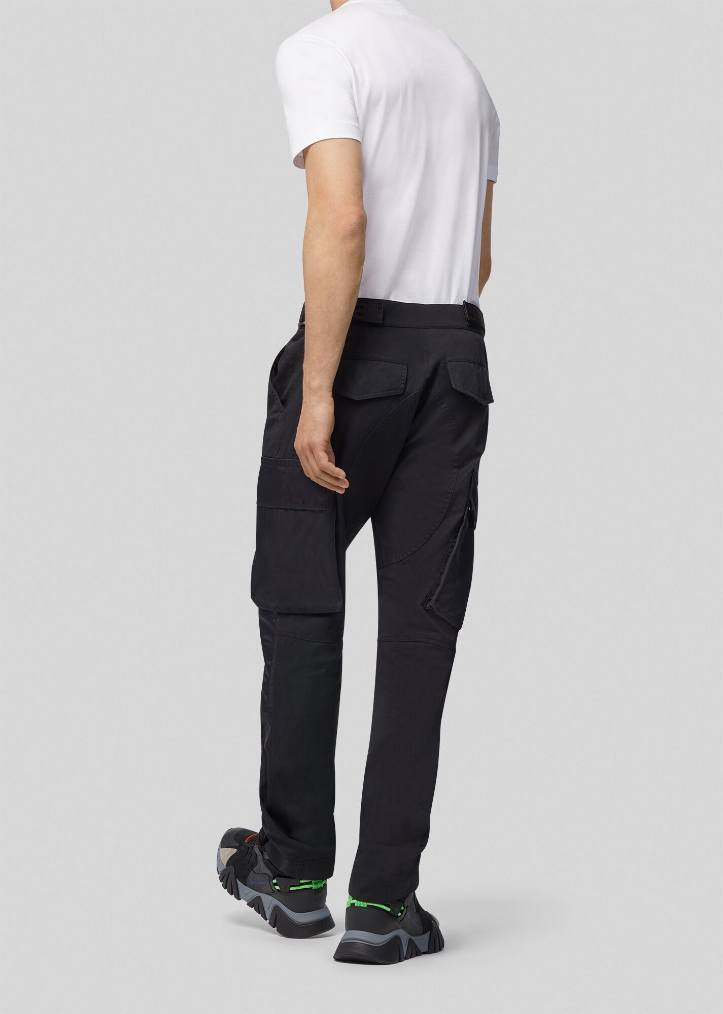 Cotton Gabardine Cargo Pants - 3