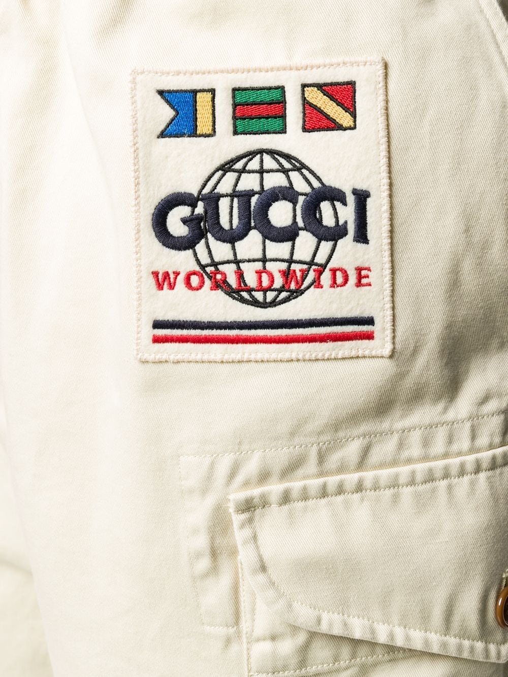 Gucci Worldwide cargo shorts - 5