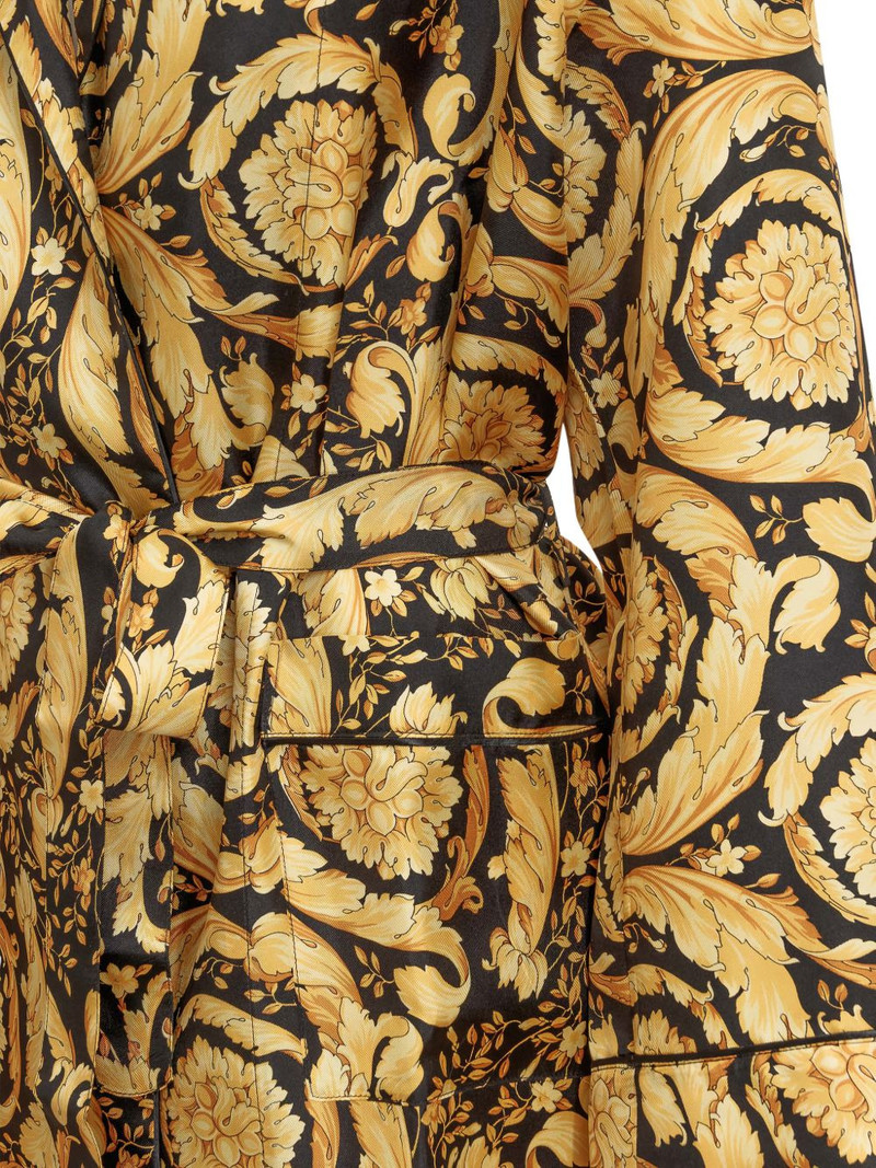 Barocco-print midi dress 4