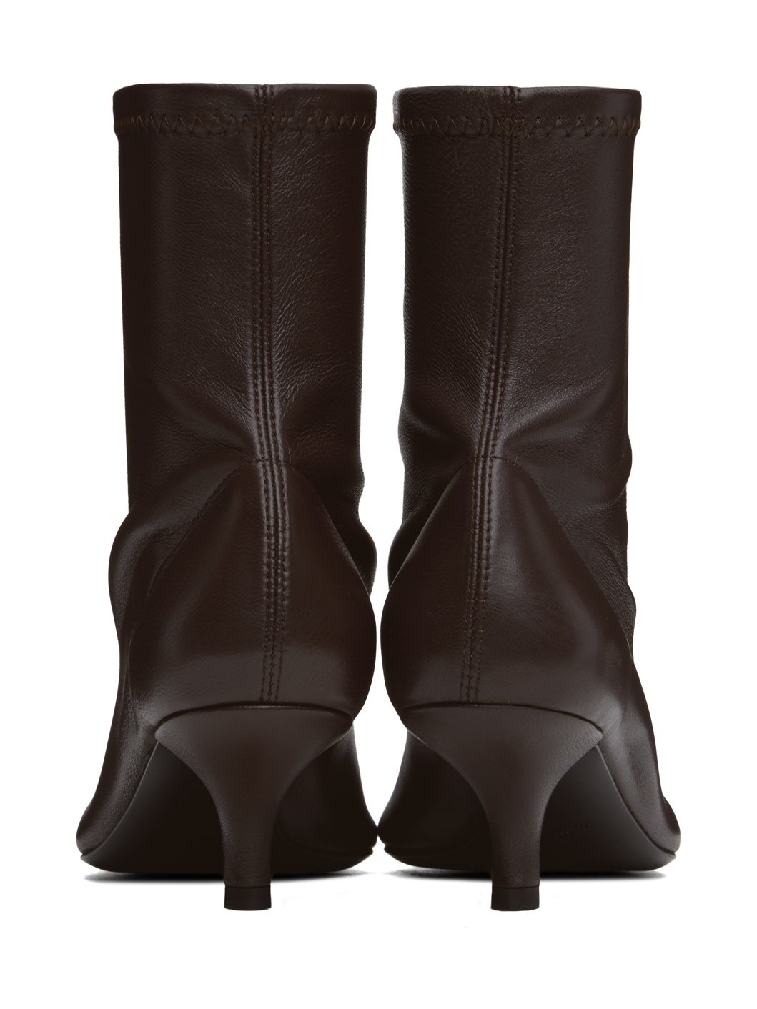 Brown 'The Heeled Sock' Boots - 2