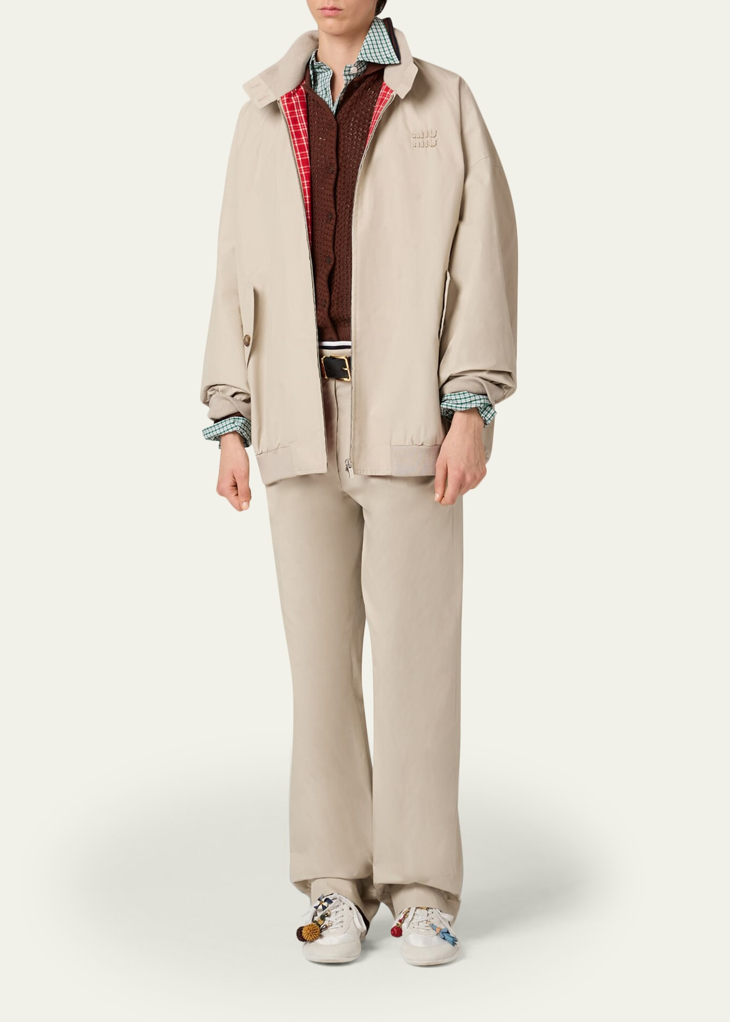 Oversized Panama Cotton Jacket - 2