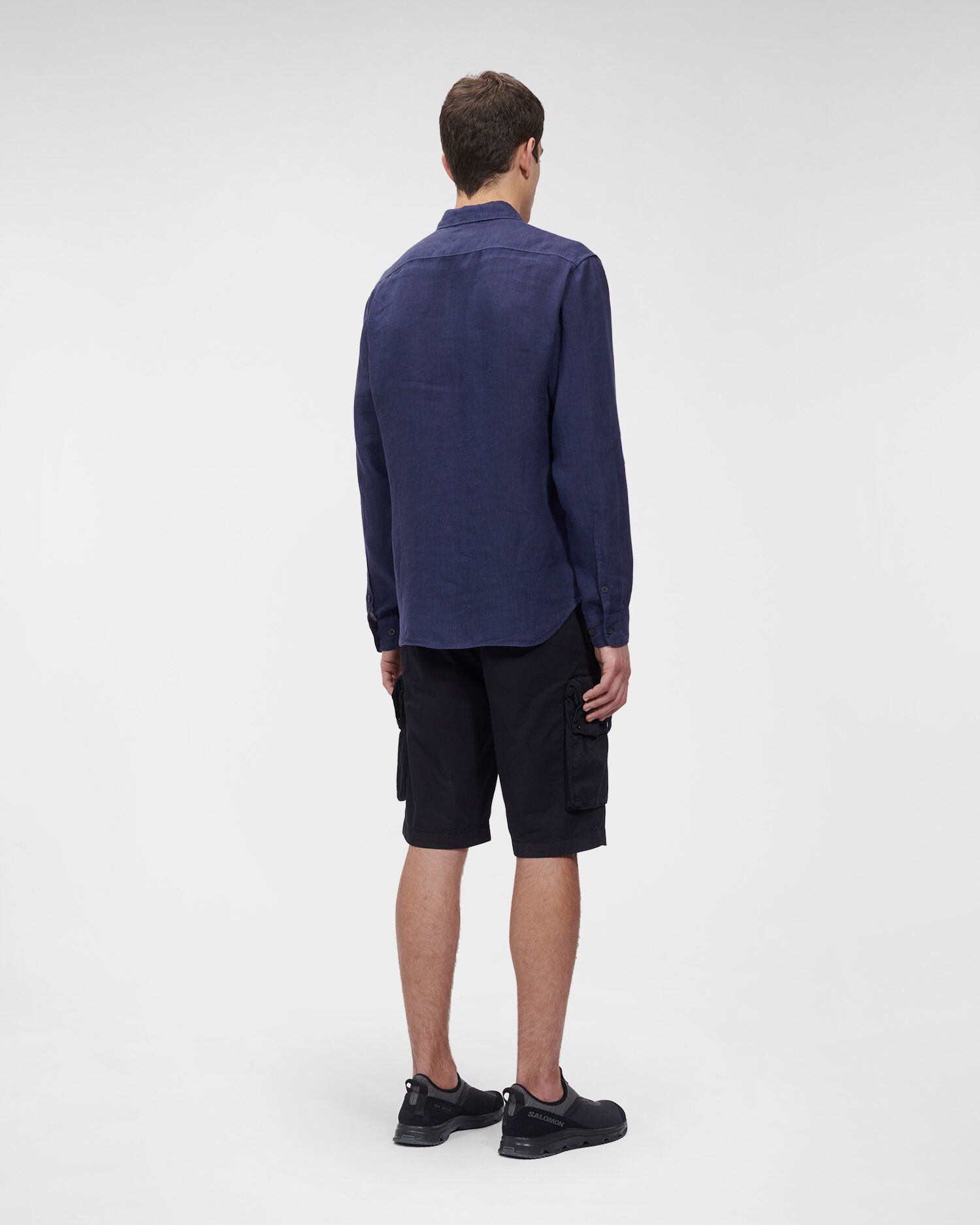Resined Linen Pocket Shirt - 4