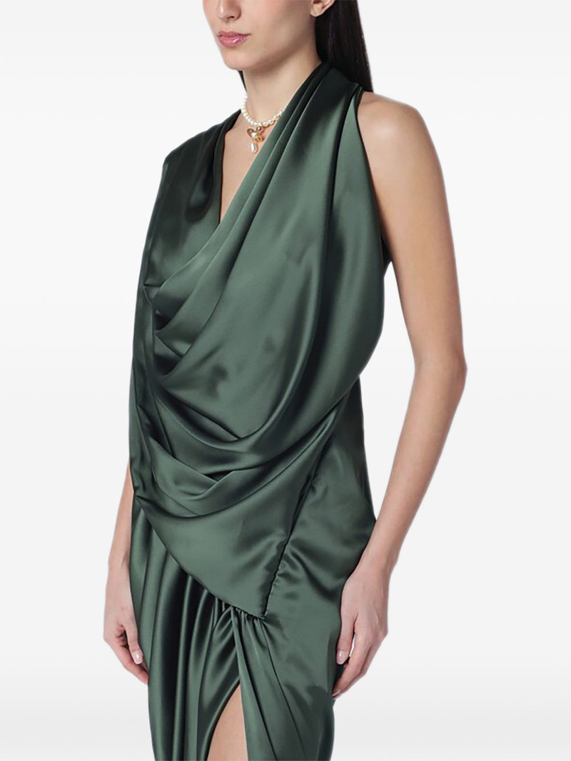 draped split dress 4