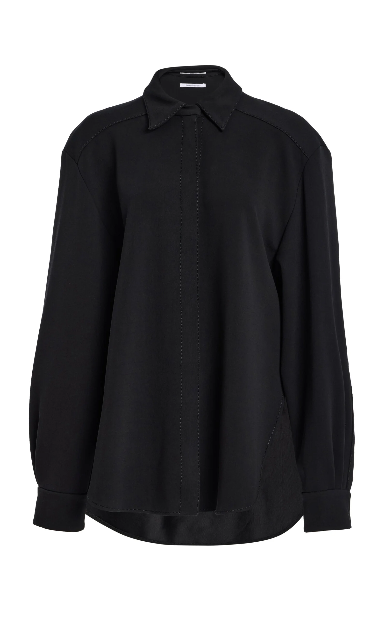 Jersey Blouse black - 1