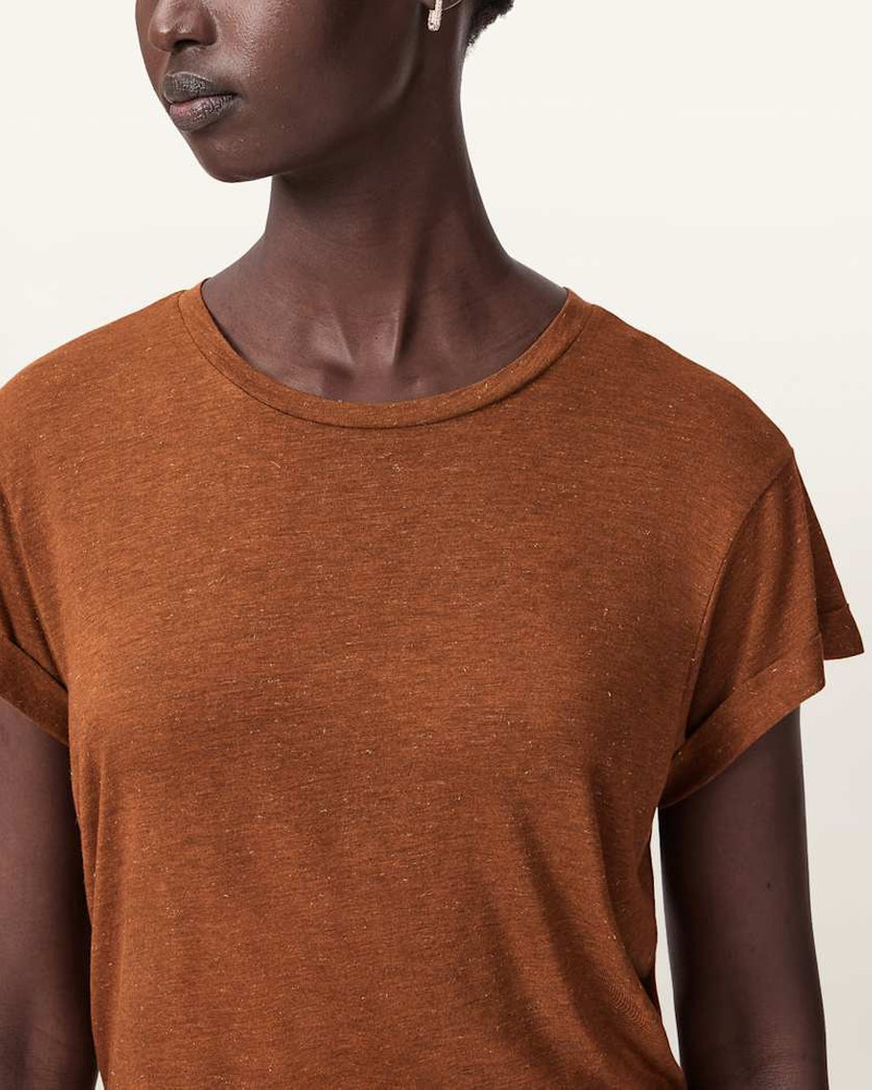 ANNA SHORT SLEEVE SHIMMER T-SHIRT 3