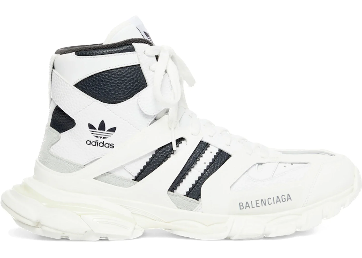 Balenciaga Track Forum High x adidas White Black - 1