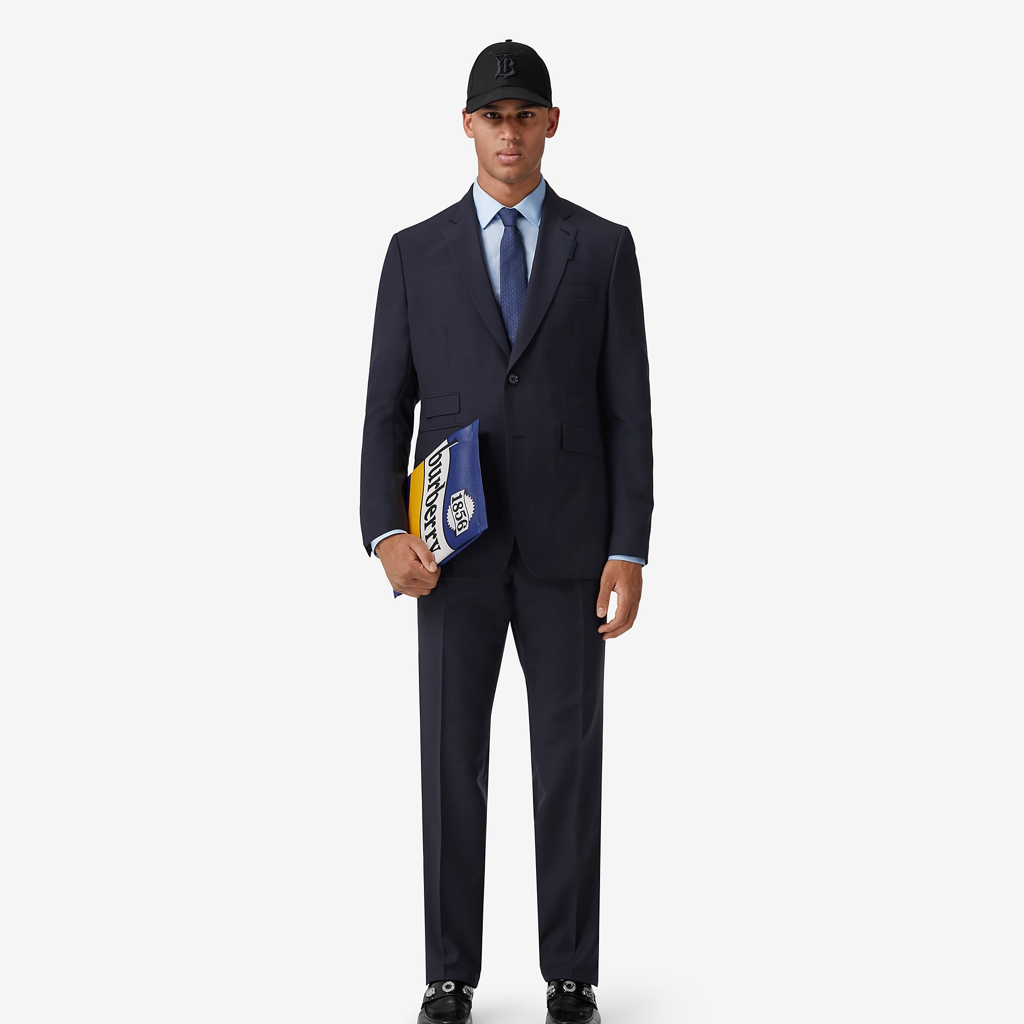Classic Fit Wool Mohair Tailored Jacket - 5